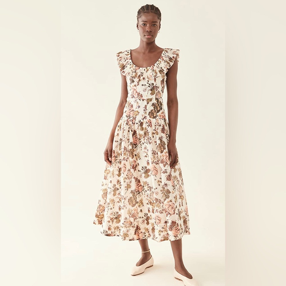 ULLA JOHNSON - Coretta midi dress - sz 4